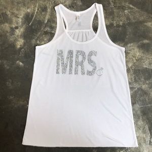 White Mrs Tank Top